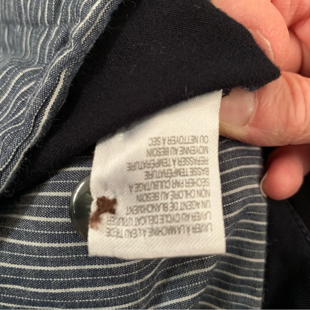 Black Brown 1826 Navy Flat Front Chino Short- 38 - Picture 8 of 15